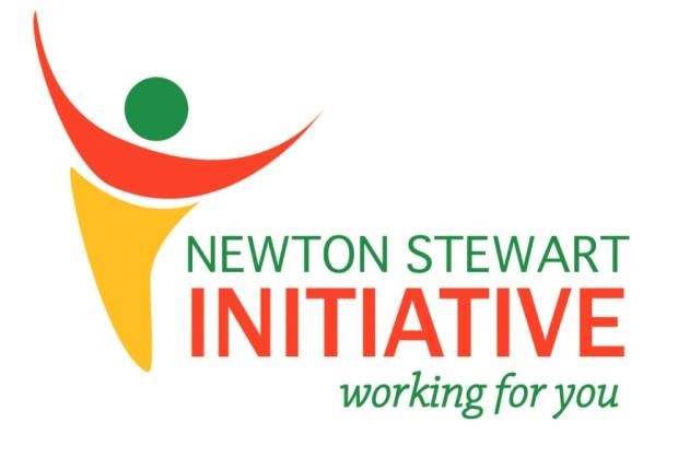Newton Stewart Initiative, Working for you, in green and red text.