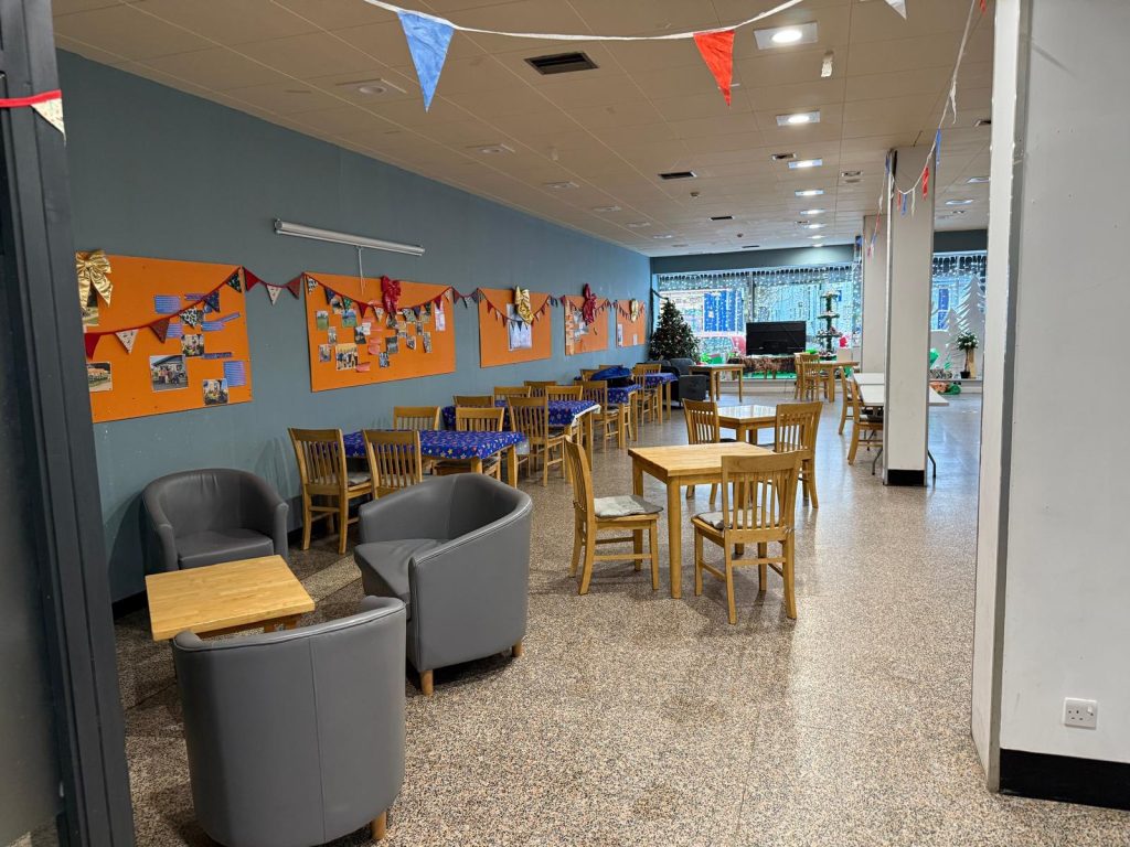 a picture of the inside of Vibe 75, a space for hire in Newton Stewart