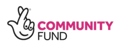 the logo of the National Lottery Community Fund
